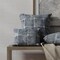Blue Stain Resistant Performance Pet Friendly Abstract Woven Pattern Upholstery Fabric by The Yard - SKU: Malibu Pacific
